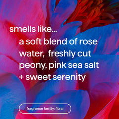 Aroma de peonía de Method Body Wash Pure Peace que envuelve la piel y calma.