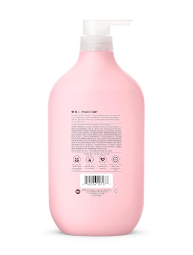 Dispensador cómodo de Method Body Wash Pure Peace para limpieza suave y aromática.