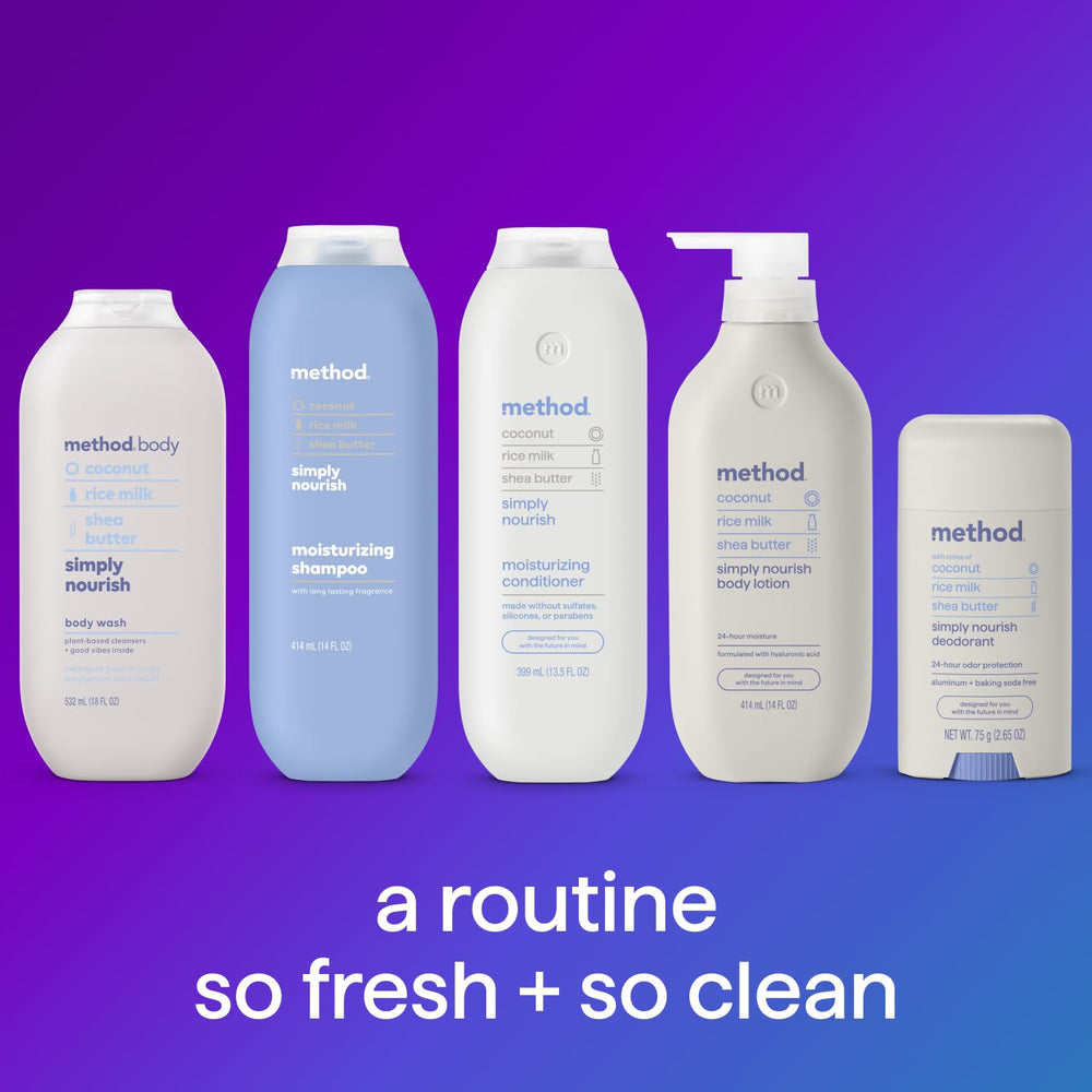Method Body Wash Simply Nourish: botella apta para reciclar