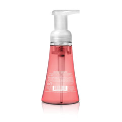Method botella plástico reciclado PCR espumoso pomelo rosa en uso diario.