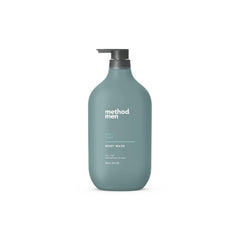 Method gel de ducha para hombre, botella de 28 oz, limpieza rápida y fragancia marina.