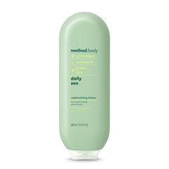 Method Daily Lotion bottle front showing all day hydration