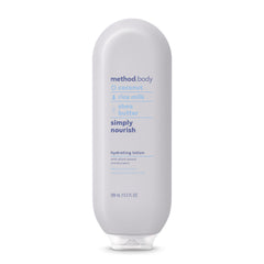 Method Daily Lotion Simply Nourish, botella para hidratación diaria y suave textura