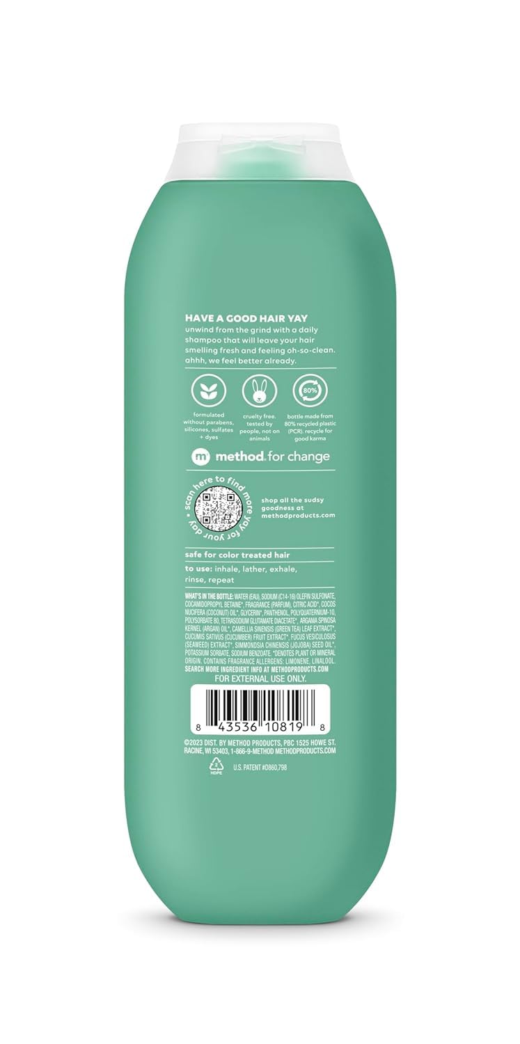 Method Diario Zen: proteína de quinoa cuida el cabello durante el lavado