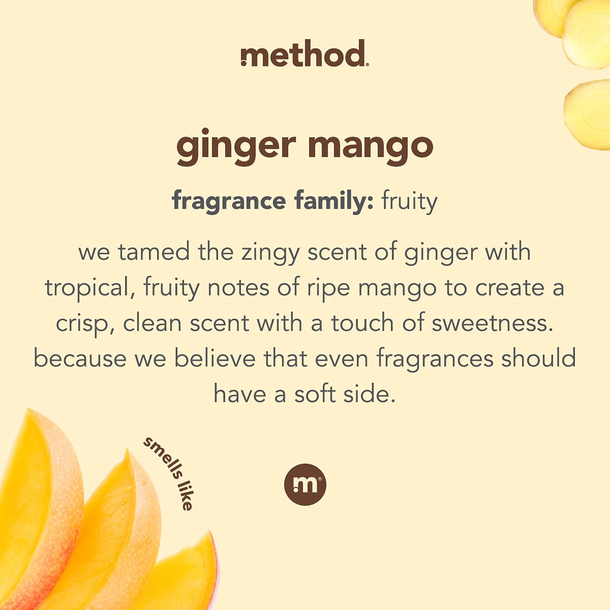 Uso junto al detergente para un aroma duradero con Ginger Mango.