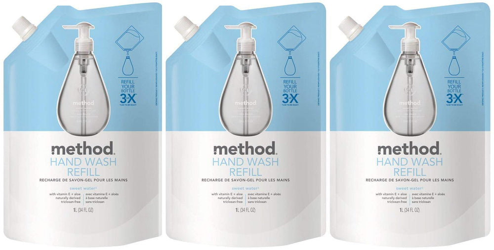 Method Gel Mains Sweet Water : remplissage pratique pour une utilisation prolongée