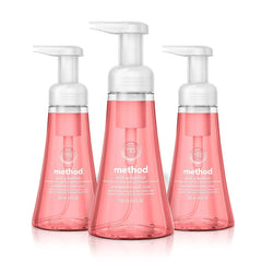 Method jabón de mano espumoso pomelo rosa 10-onzas para manos limpias y suaves.