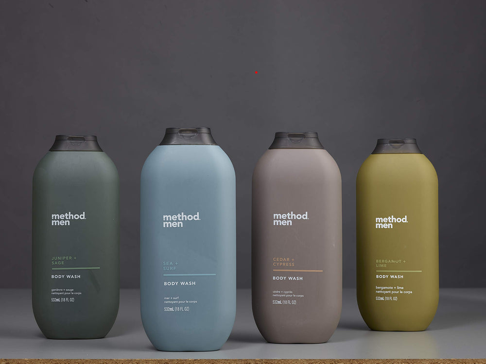 Method Men genévrier et sauge pack trois bouteilles — ensemble pratique et agréable