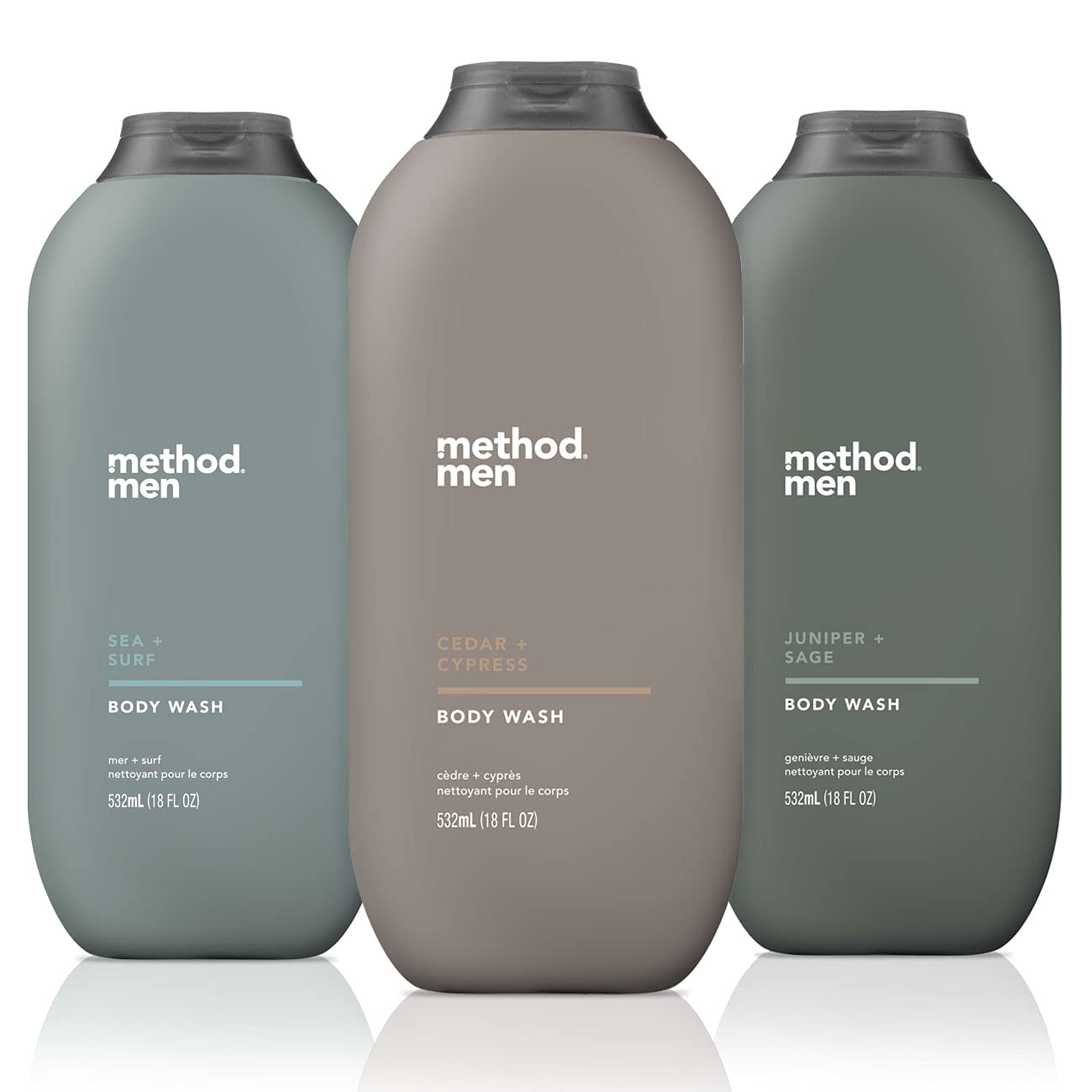Method Men mer et vagues bouteille — parfum frais pour la douche quotidienne