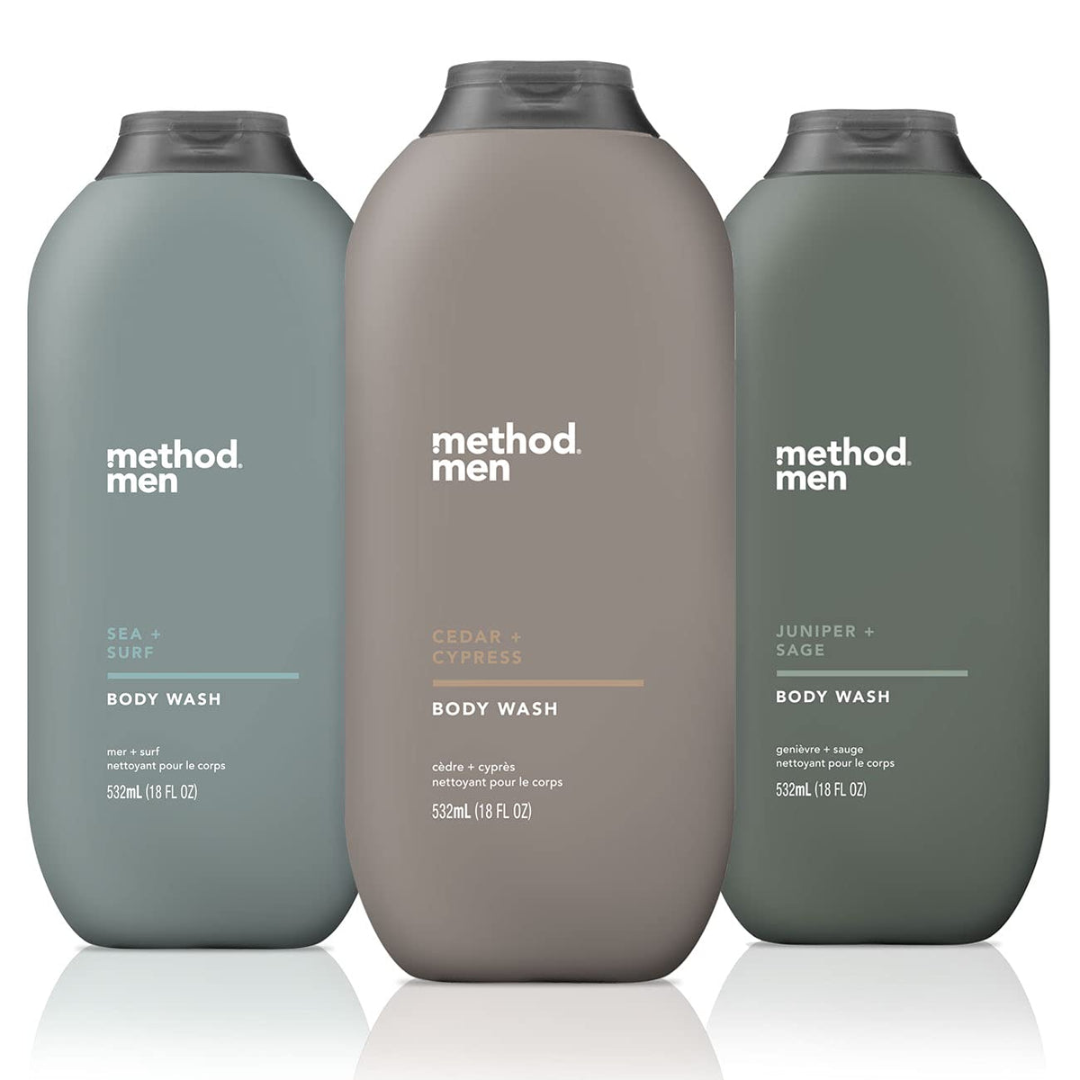 Method Men mer et vagues bouteille — parfum frais pour la douche quotidienne