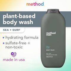 Method Men Sea Surf espuma-densa: espuma suave para limpiar la piel