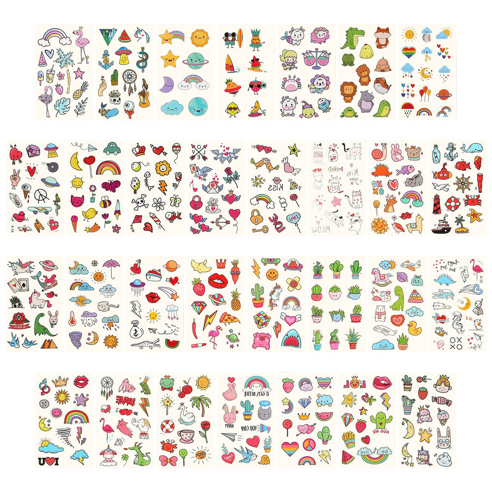 Metker tatuajes temporales con más de 1000 diseños para imaginación