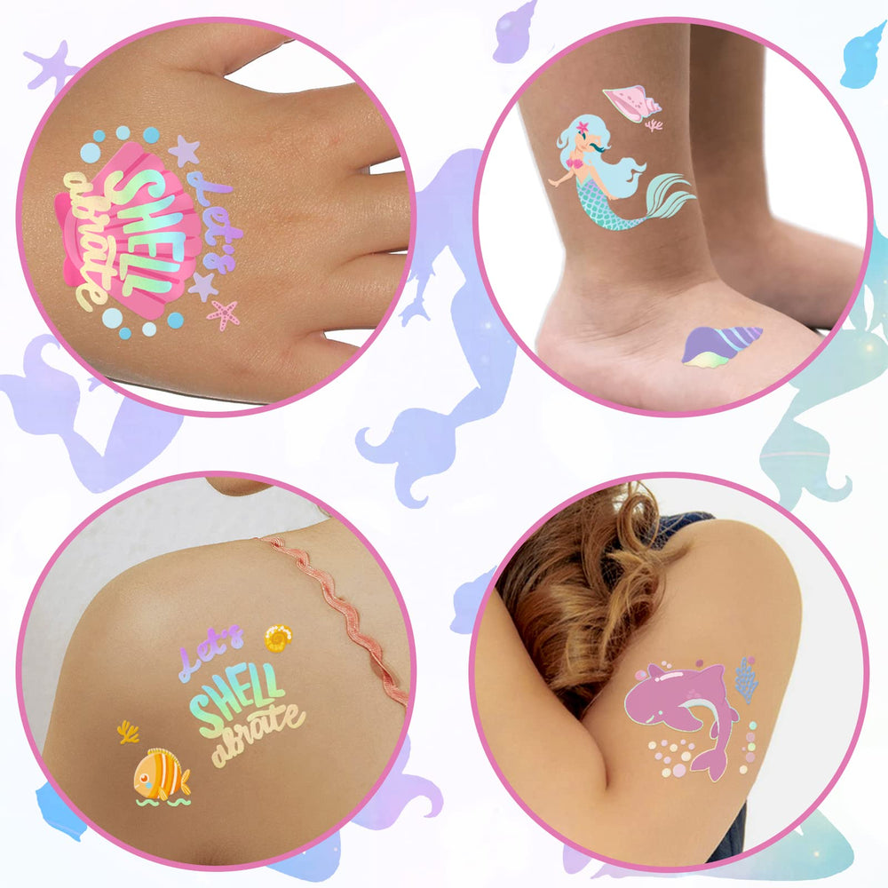 Metuu tatuajes temporales para niños y adultos, expresión divertida sin dolor.