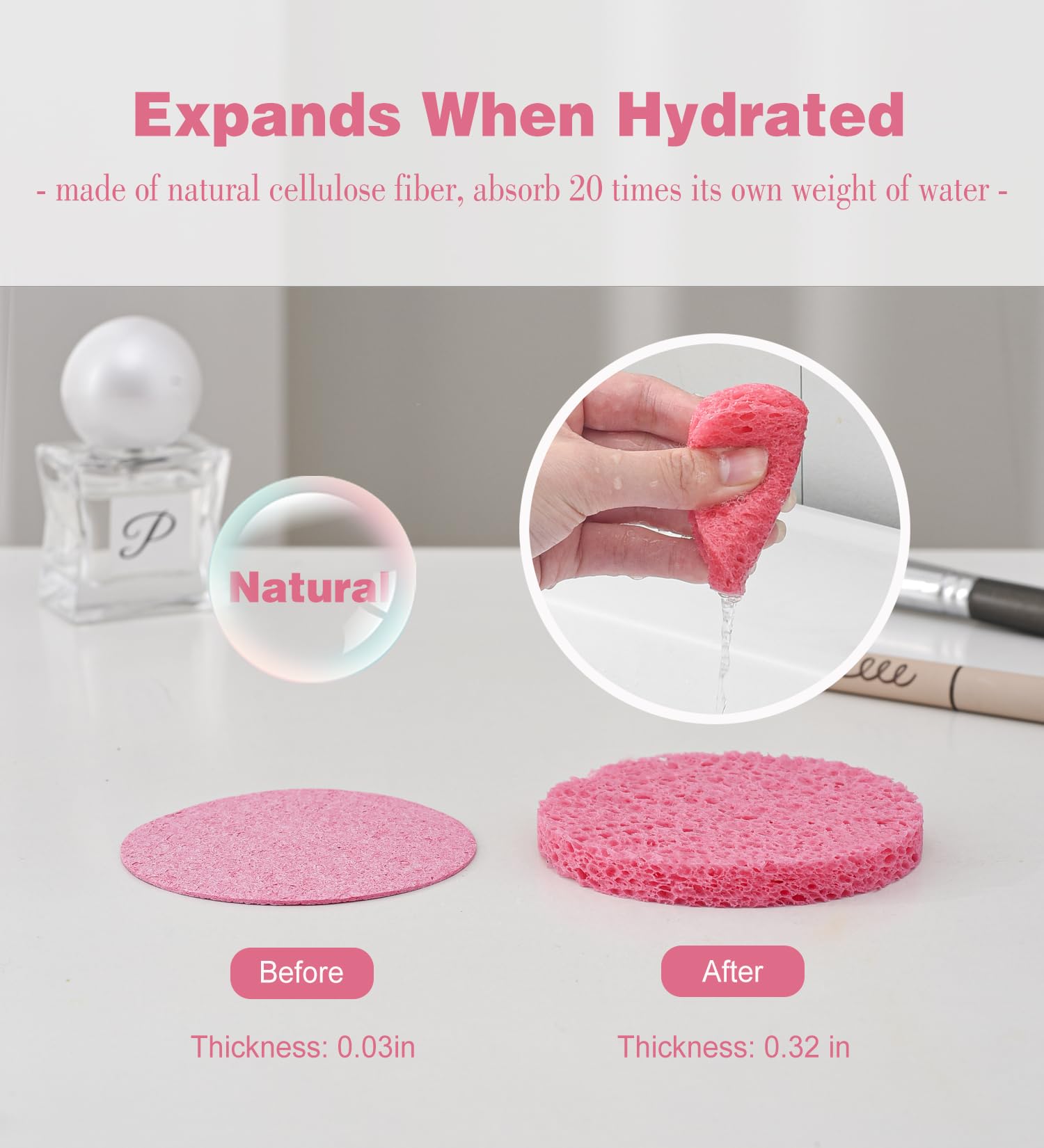 METUUTER esponja facial reutilizable para cuidado personal