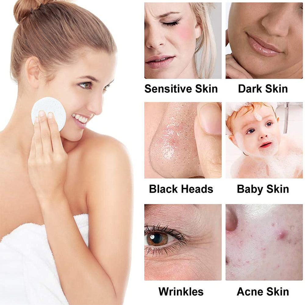 Esponjas de celulosa natural METUUTER para limpiar y exfoliar suavemente.