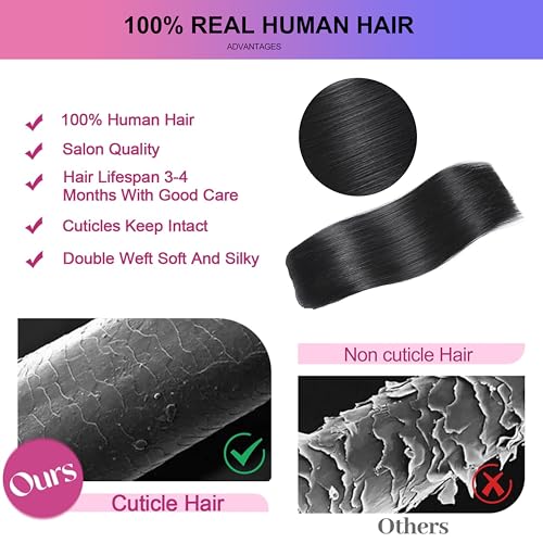 Extensiones MEYOFUN con broches y goma suave protegen el cuero cabelludo.