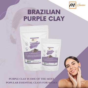 mGanna arcilla morada brasileña, mezcla hidratante para cosméticos.