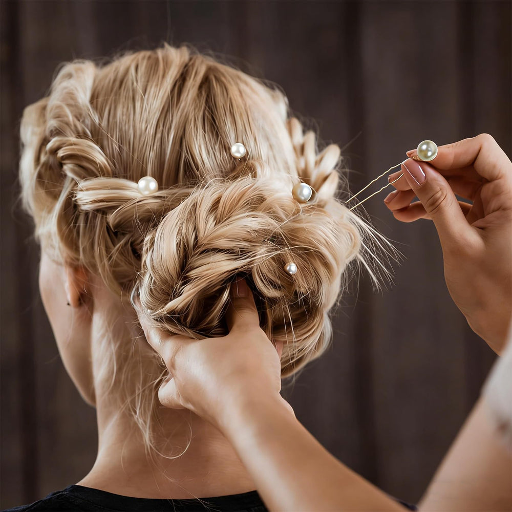 MHKLCD accesorios de pelo perla para boda, versátiles y fáciles de colocar