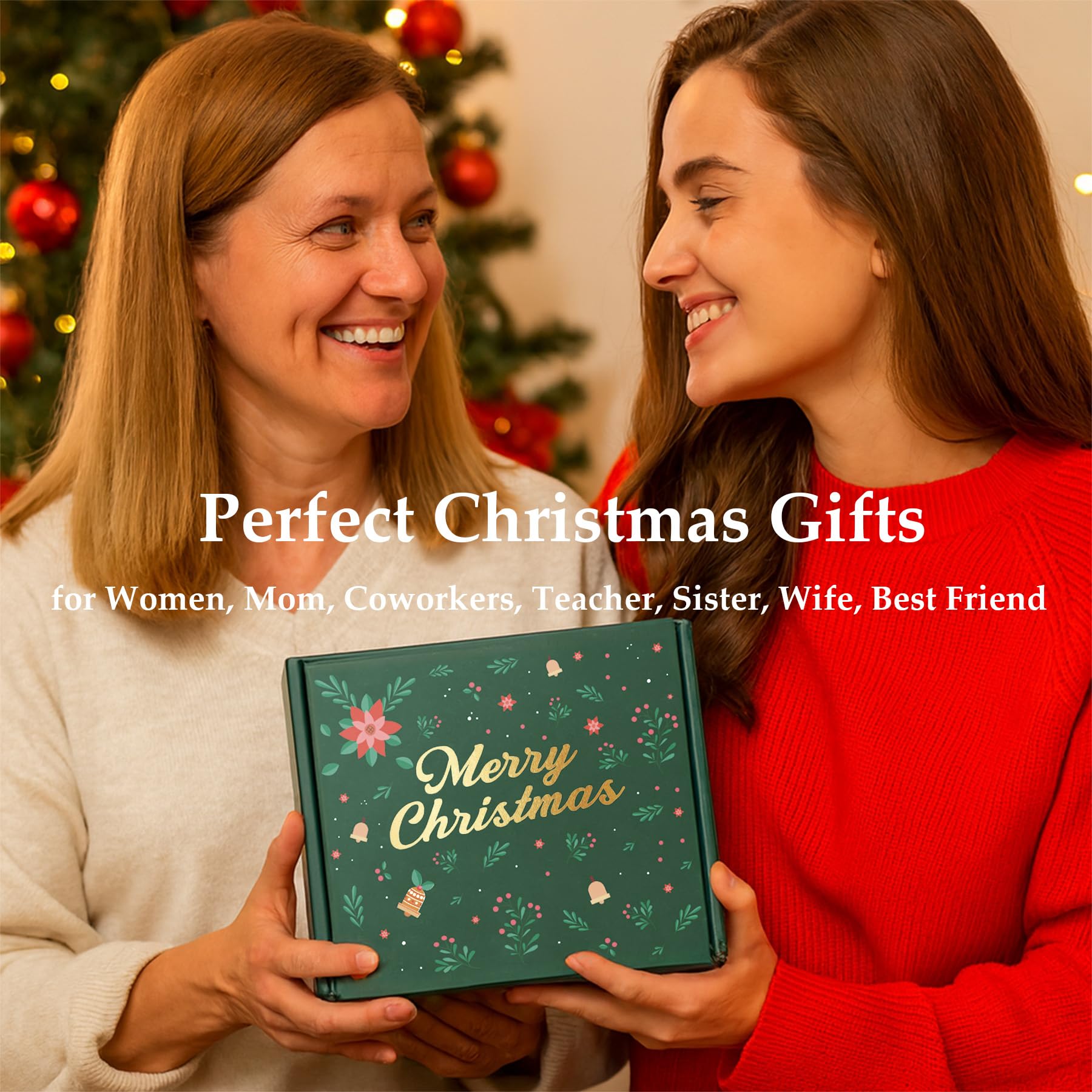 MHSMHL caja regalo navideña para mujeres, perfecta para sorprender