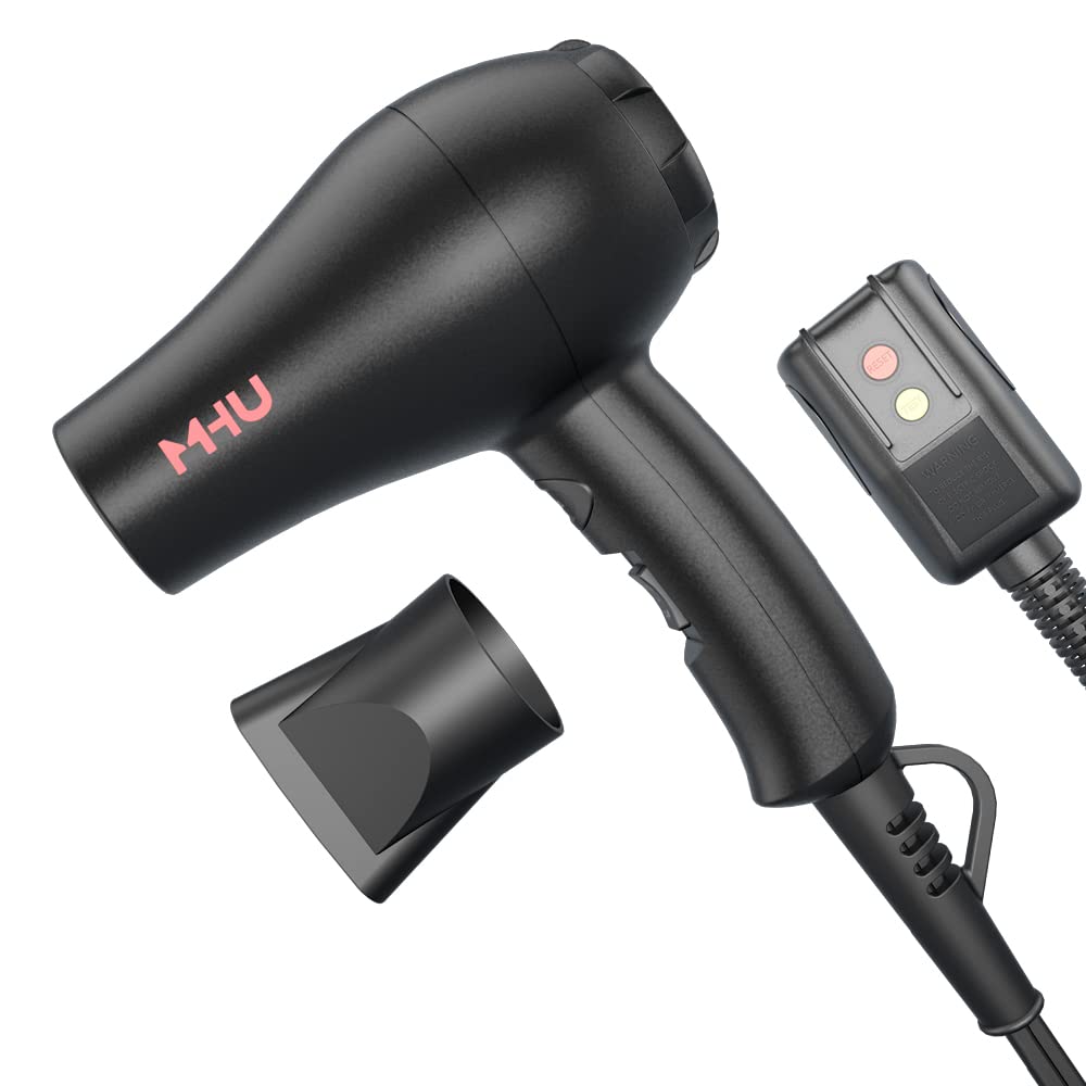 MHU mini secador cerámico iónico 1000W para pintura acrílica, secado rápido y controlable