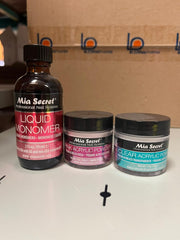 Mia Secret acrílico transparente 1 oz para acabado limpio y natural