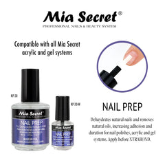 Conjunto Mia Secret de preparación de uñas, ideal para profesionales