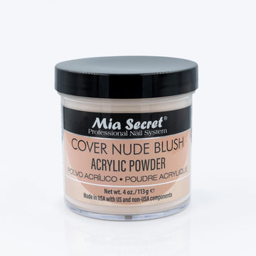 Mia Secret Cover Nude Blush acrylic powder for reliable salon-quality nails.