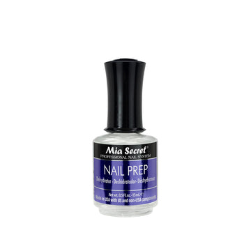 Mia Secret deshidratante sin ácido en botella de 15 ml para preparación de uñas