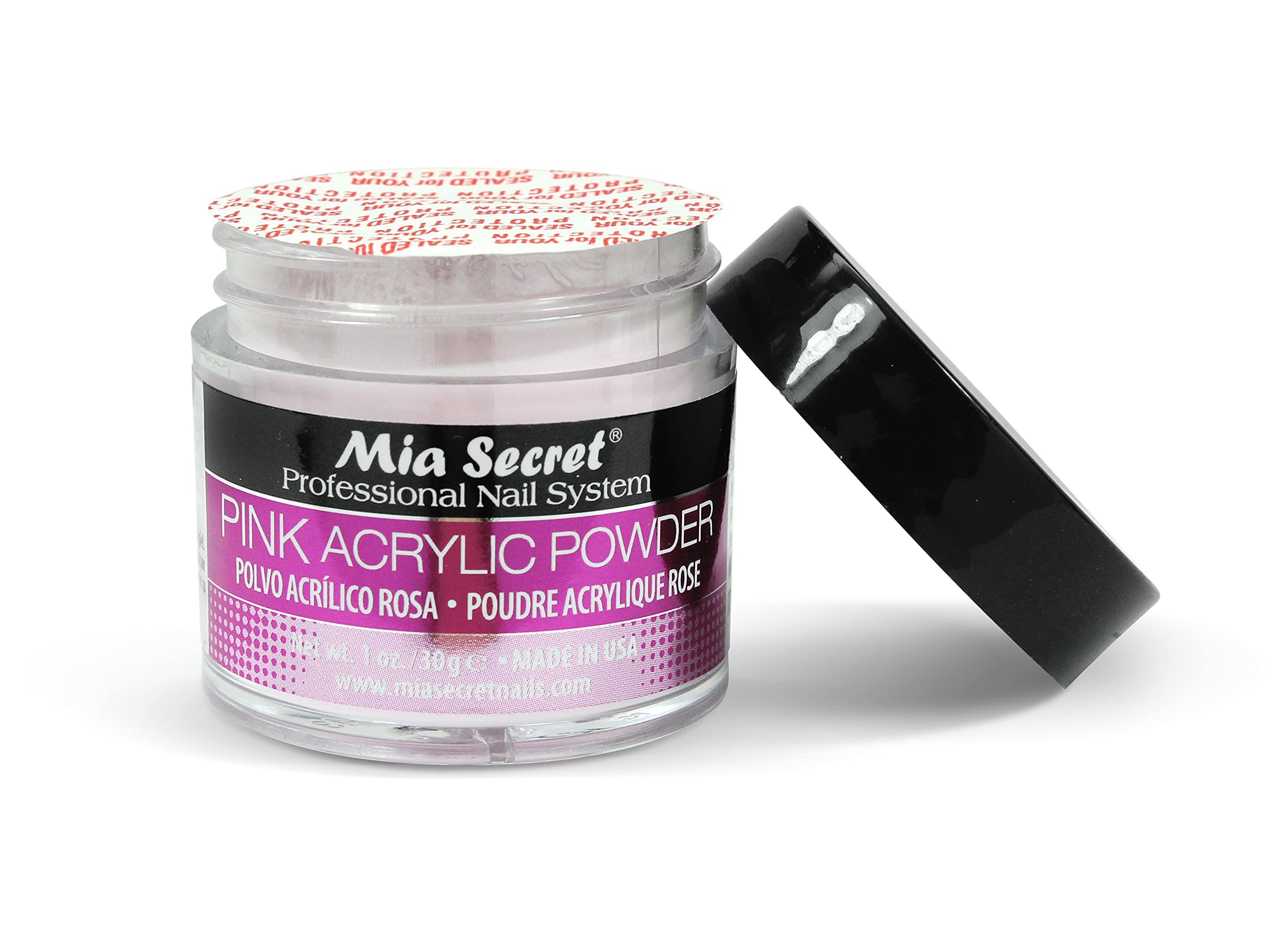 Mia Secret hecho en Estados Unidos: calidad y consistencia en cada polvo.