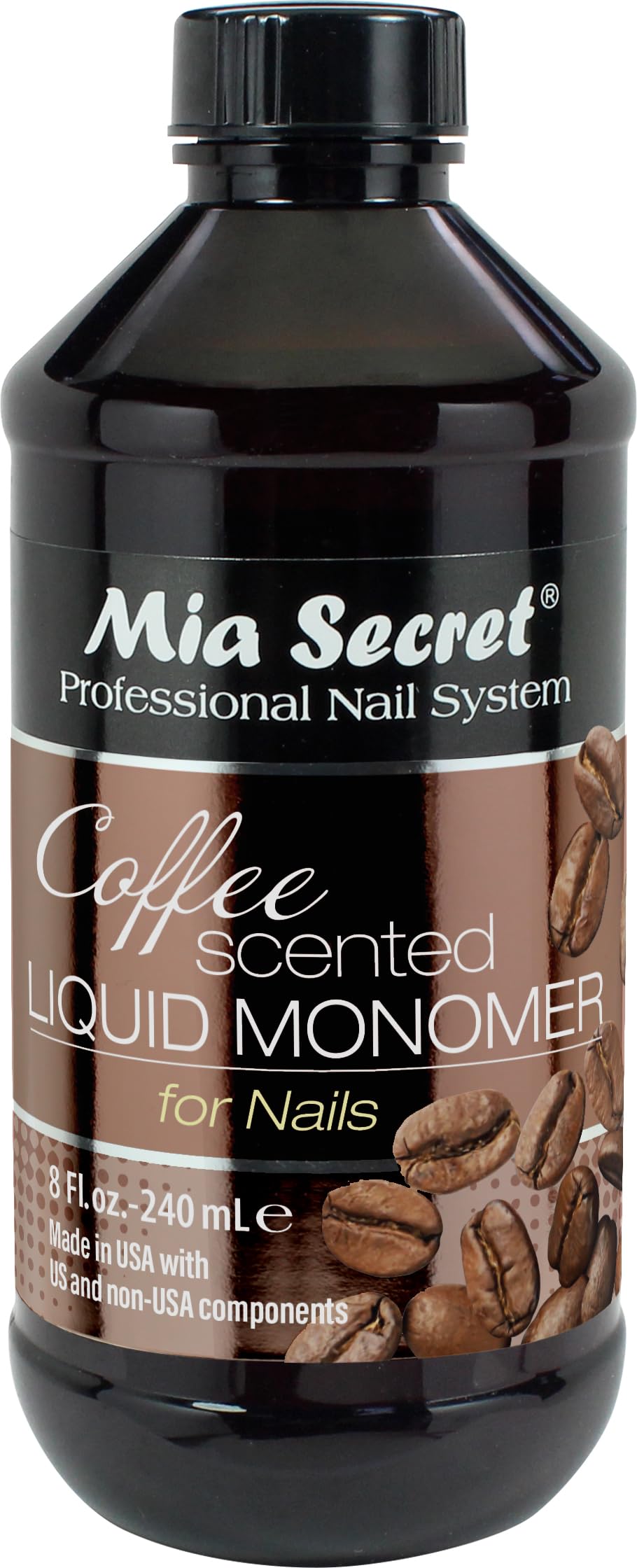 Mia Secret monomero liquido aromado cafe en botella 8oz para uñas