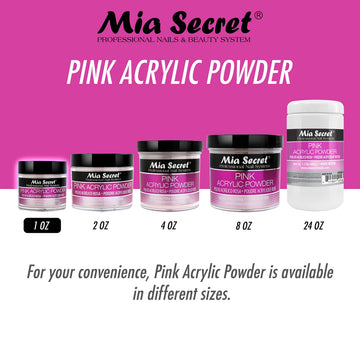 Mia Secret sistema profesional de uñas acrílicas: kit completo para salón.