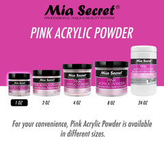 Mia Secret sistema profesional de uñas acrílicas: kit completo para salón.