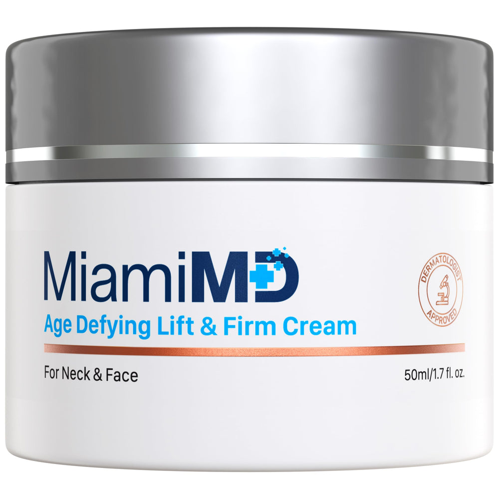 MiamiMD crema reafirmante en bote para mayor firmeza de la piel