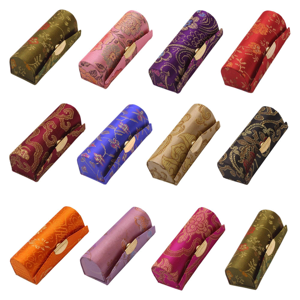 Estuche para labial con espejo de MIAO JIN, compacto para retoques en cualquier lugar.