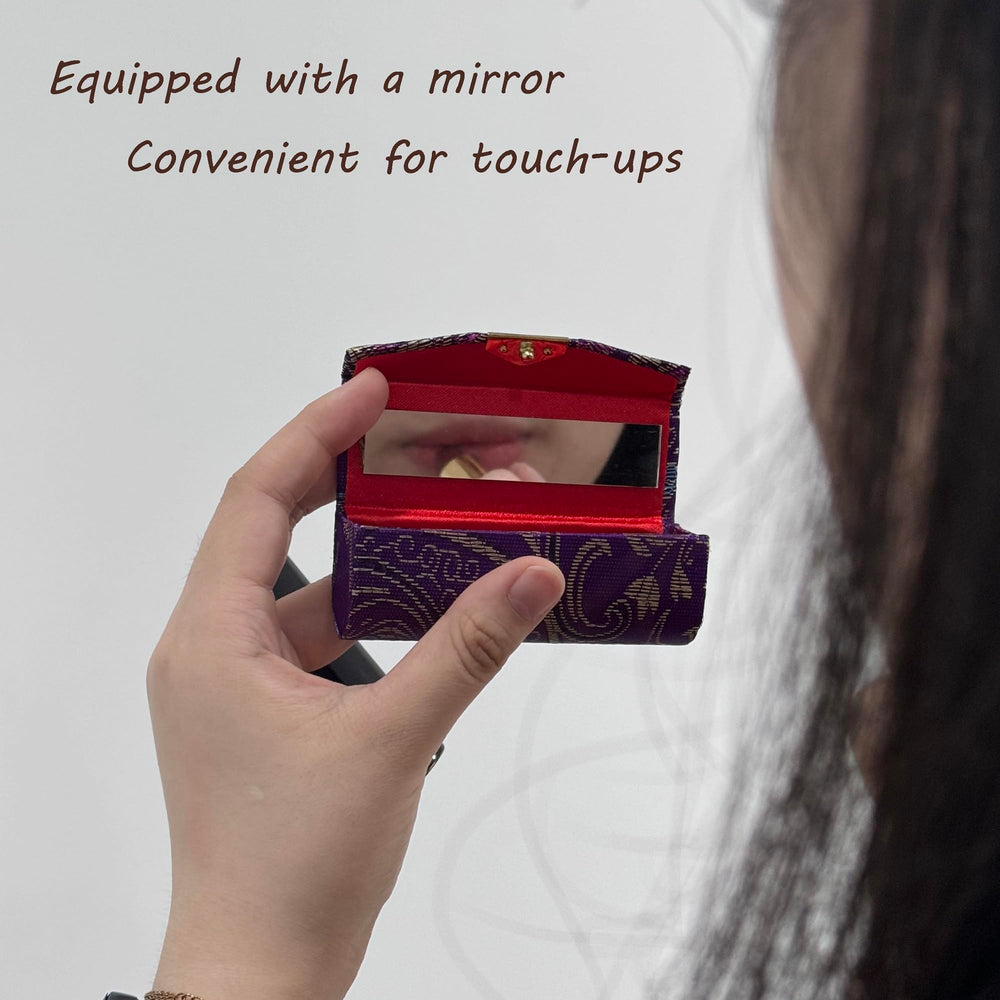 MIAO JIN estuche portátil para bolso, perfecto para llevar labial y joyas.