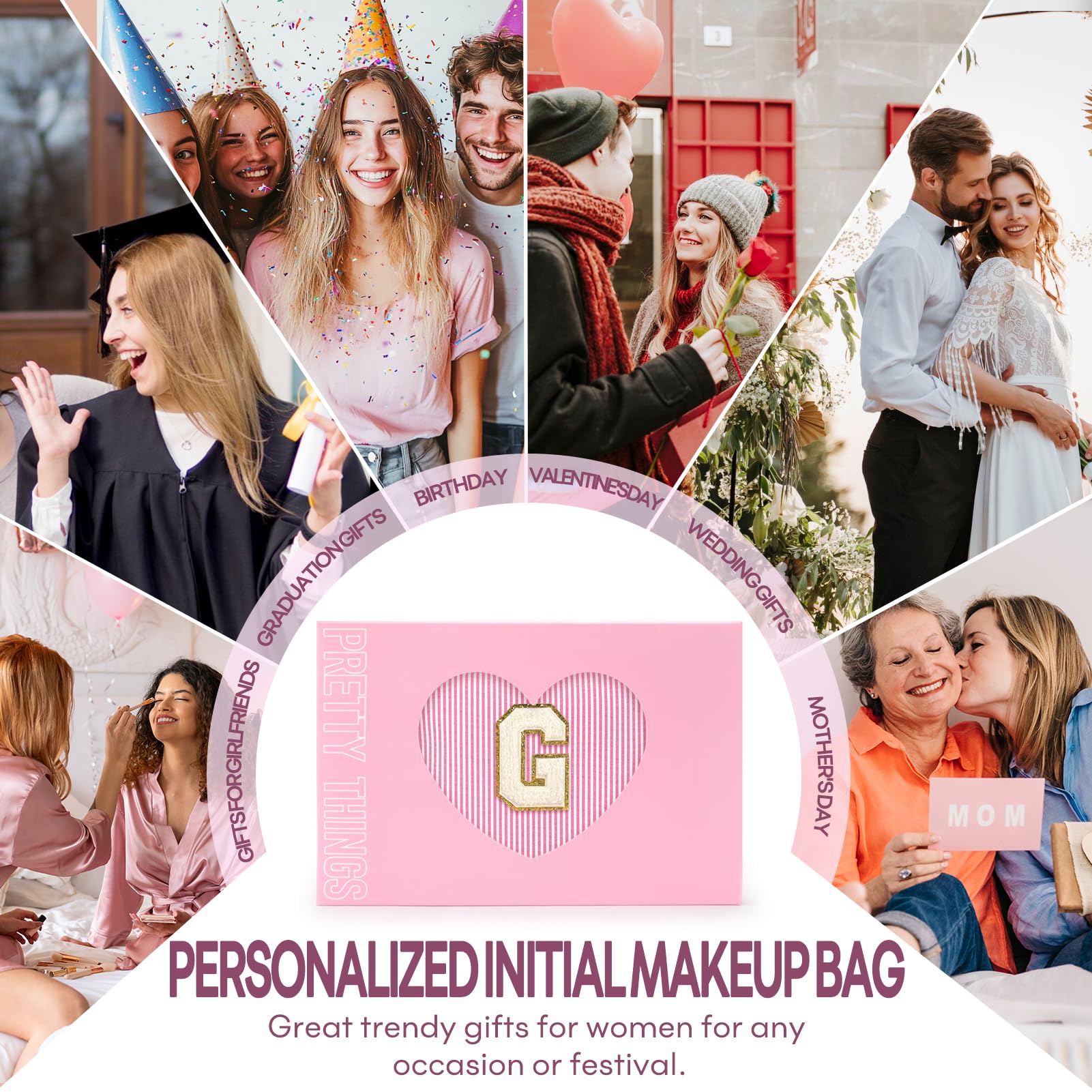 Bolsas negras de Mibasies, estilo sobrio para cosméticos