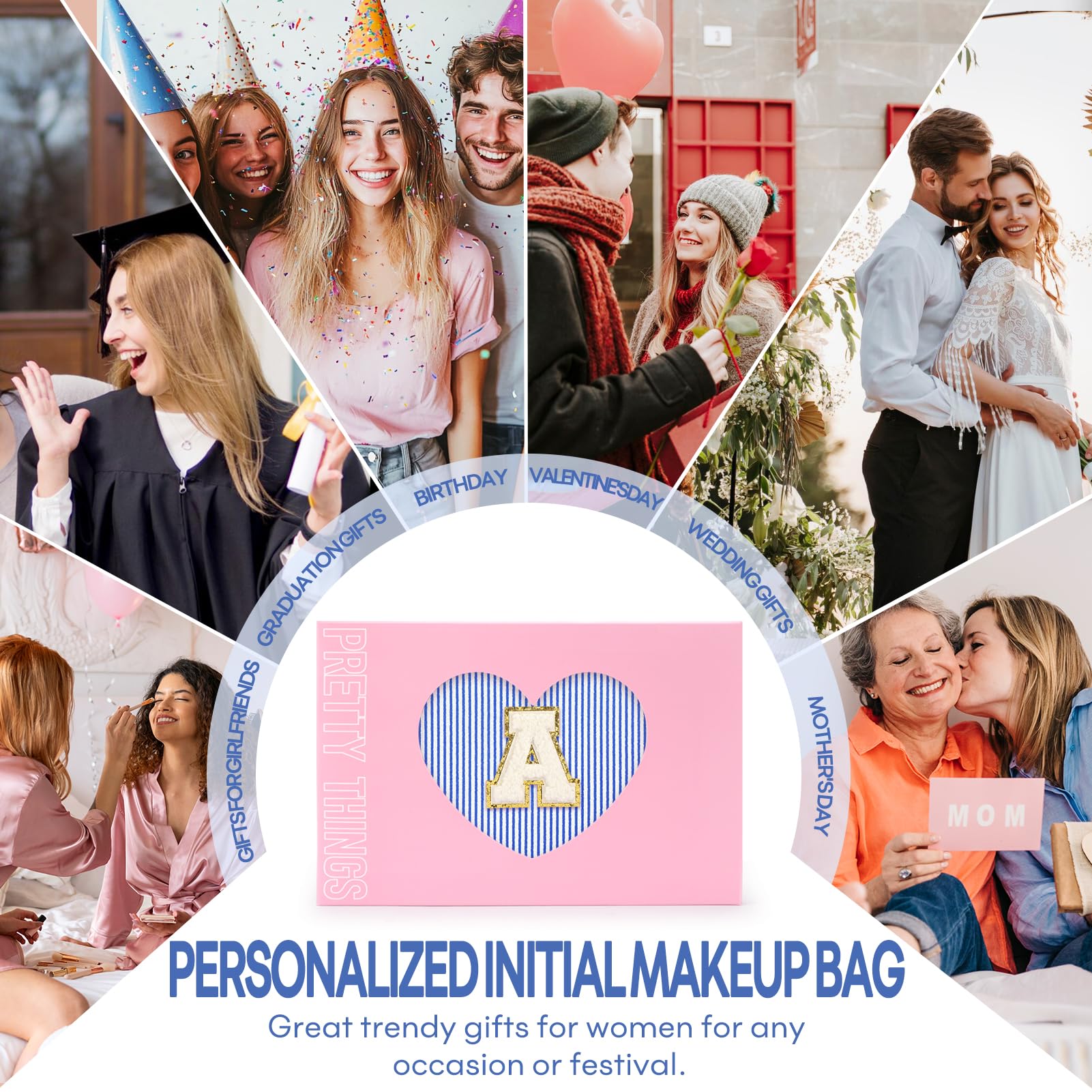 Mibasies empaque regalo azul, presentación atractiva para cualquier ocasión.