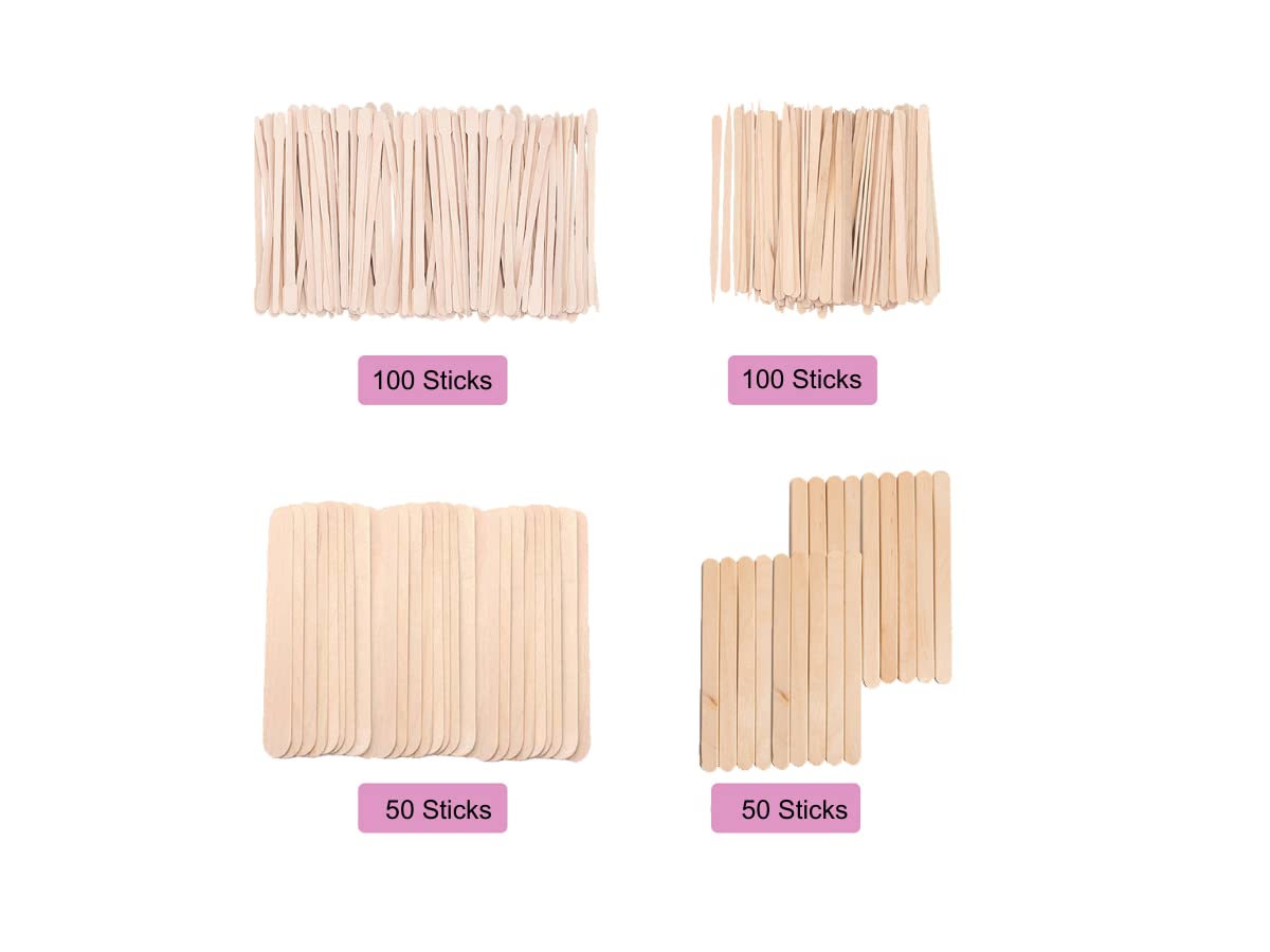 Mibly aplicadores de madera para cejas, oídos y labios con precisión.