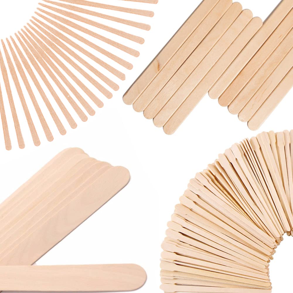 Mibly palitos madera jumbo para cera, uso cómodo en áreas grandes.