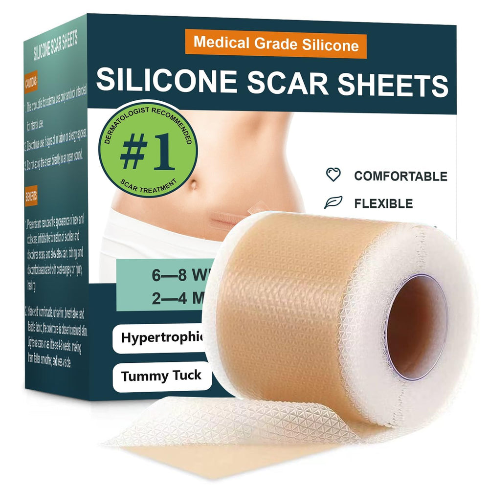 Micakin hojas de silicona suaves para cicatrices, favorecen una apariencia más suave.