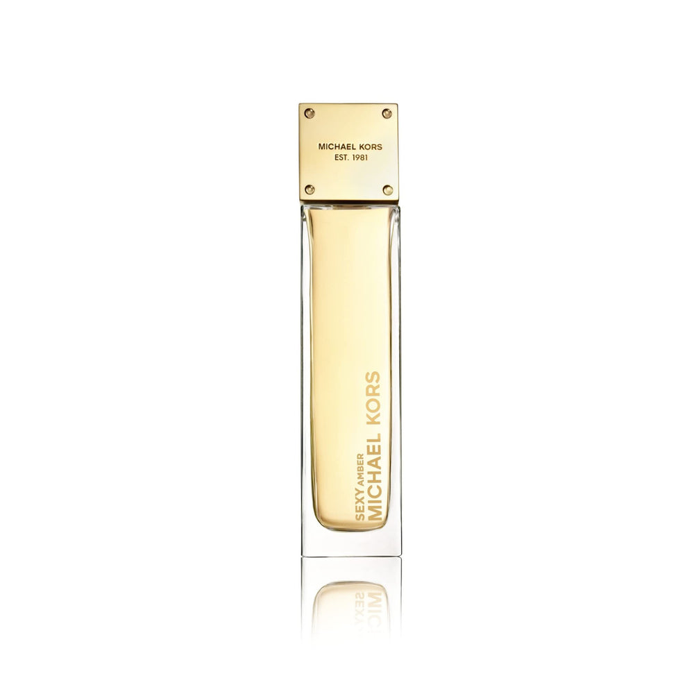 Perfume Michael Kors Sexy Amber en botella elegante para uso diario.