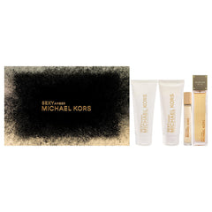 Frasco de Michael Kors Sexy Amber EDP, fragancia cálida y elegante.