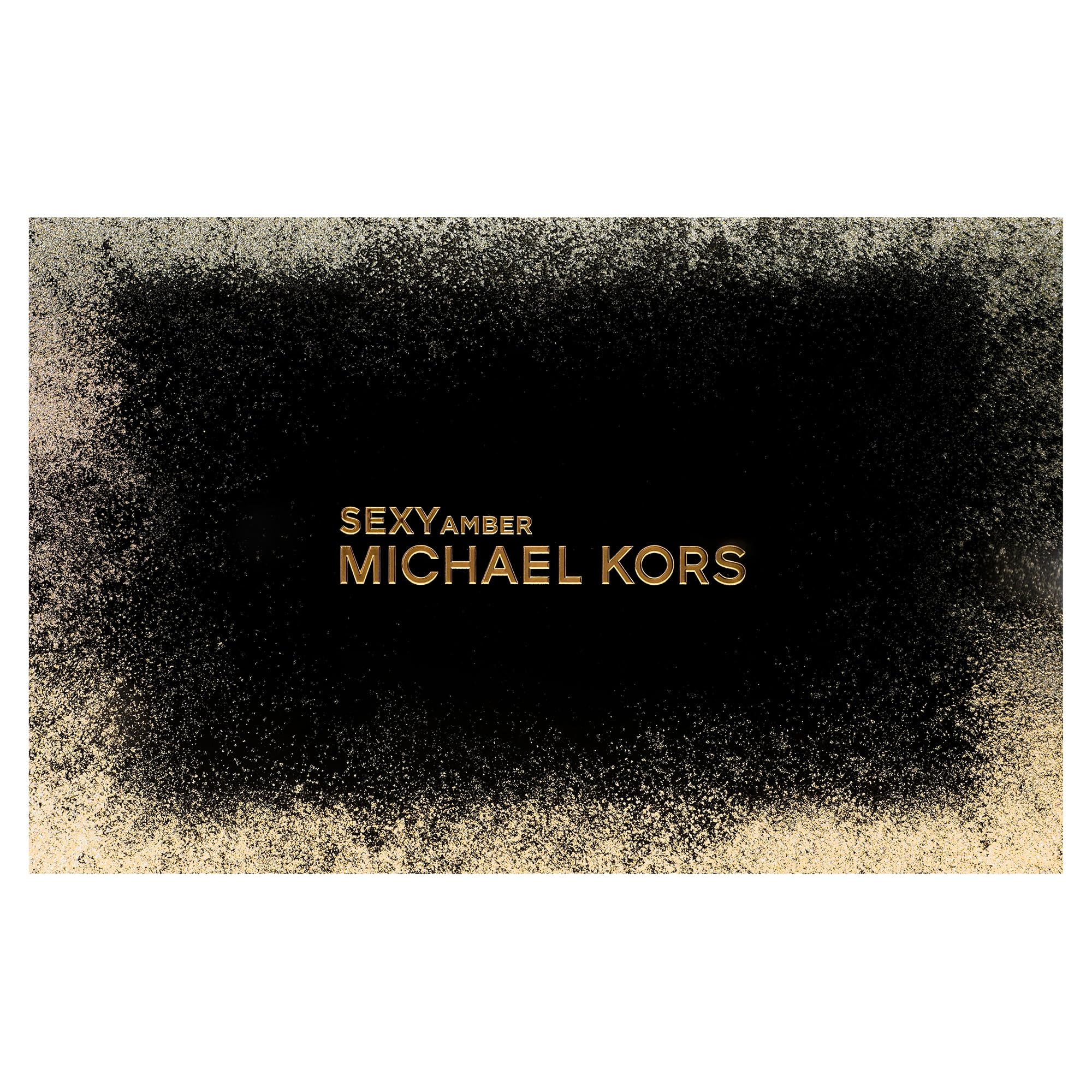 Estuche regalo de Michael Kors Sexy Amber, presentación elegante.
