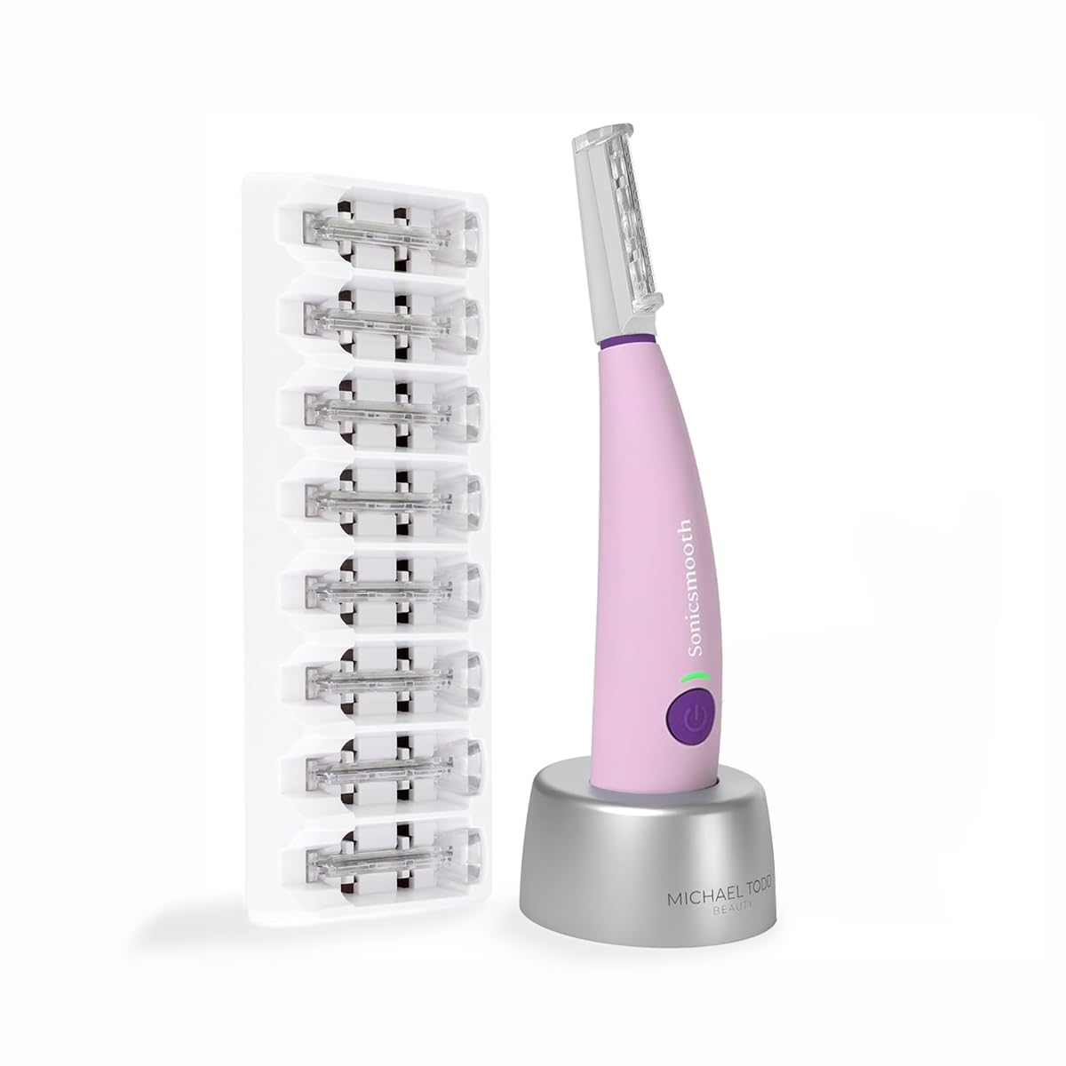 Sonicsmooth de Michael Todd, cara: dermaplaning para piel más lisa.