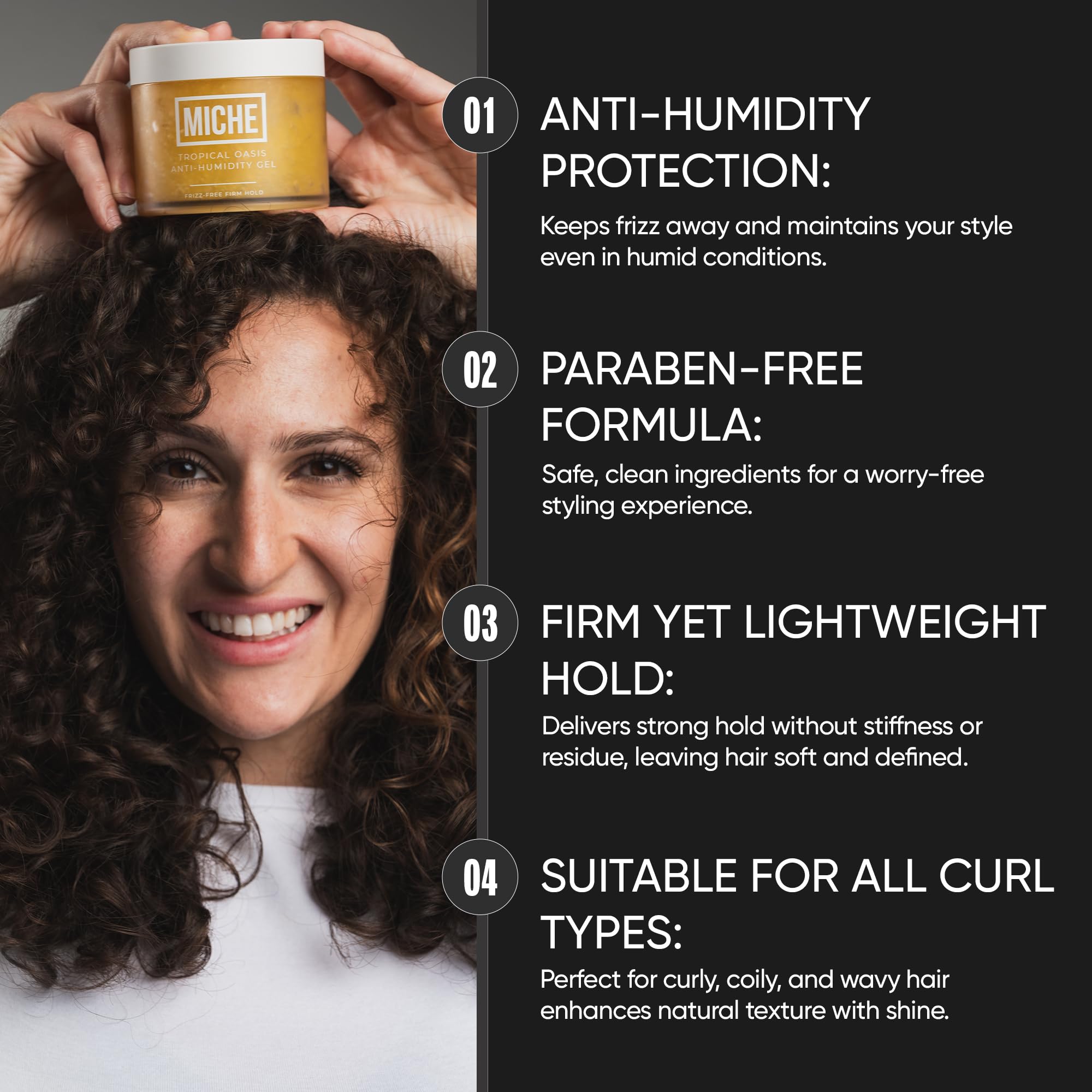 Miche Beauty Gel textura ligera sin residuos ni grasa