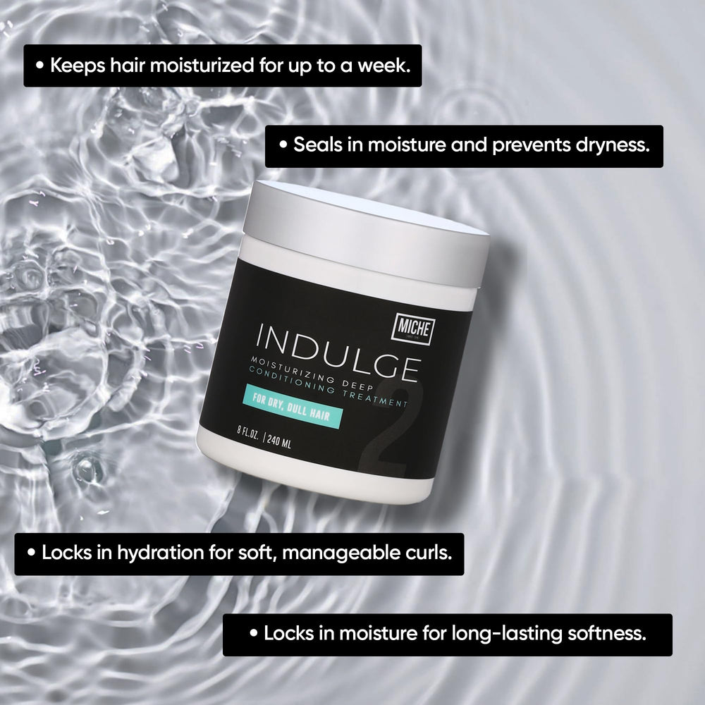 Fórmula sin siliconas de Miche Beauty Indulge mantiene el cabello ligero y limpio.