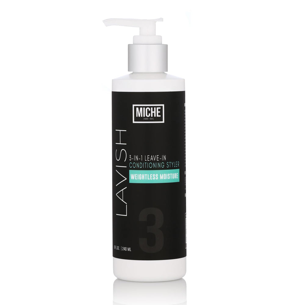 Miche Beauty Miche Lavish, botella frontal, hidratación suave para rizos