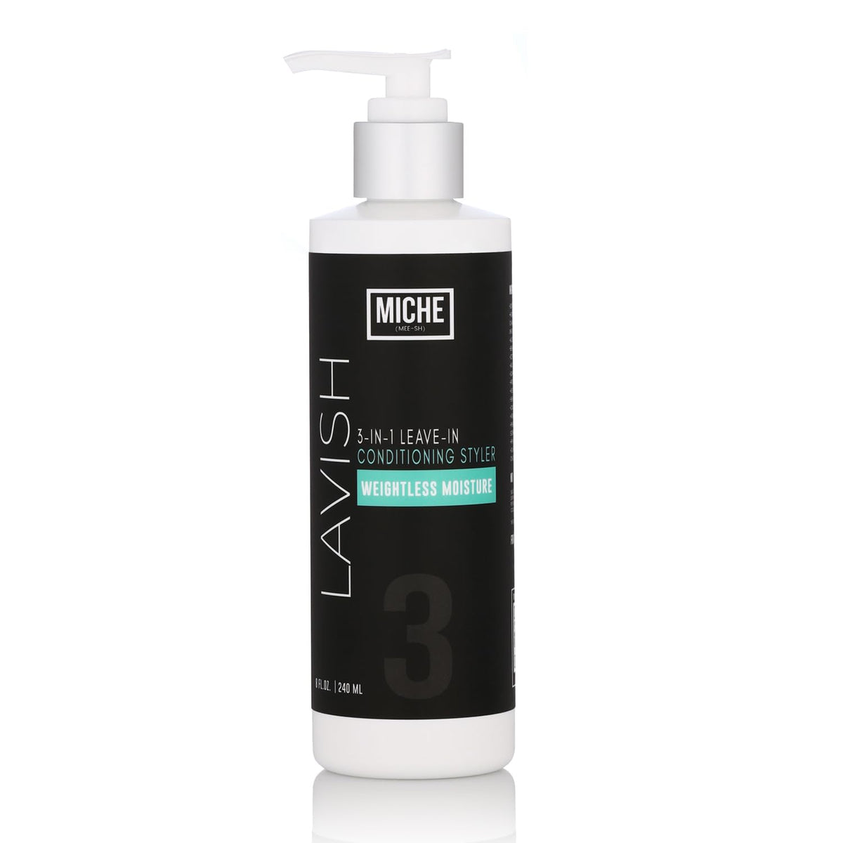 Miche Beauty Miche Lavish, botella frontal, hidratación suave para rizos