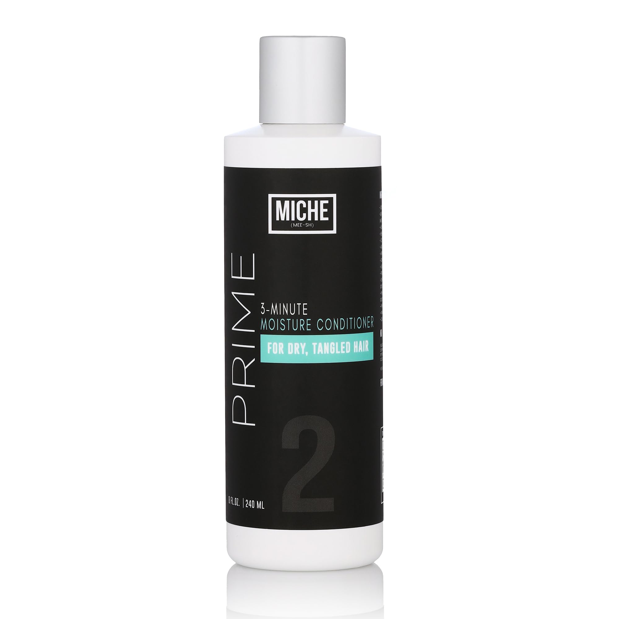 Miche Beauty Prime 3 Minutos: bote con acondicionador para hidratación rápida del cabello seco.