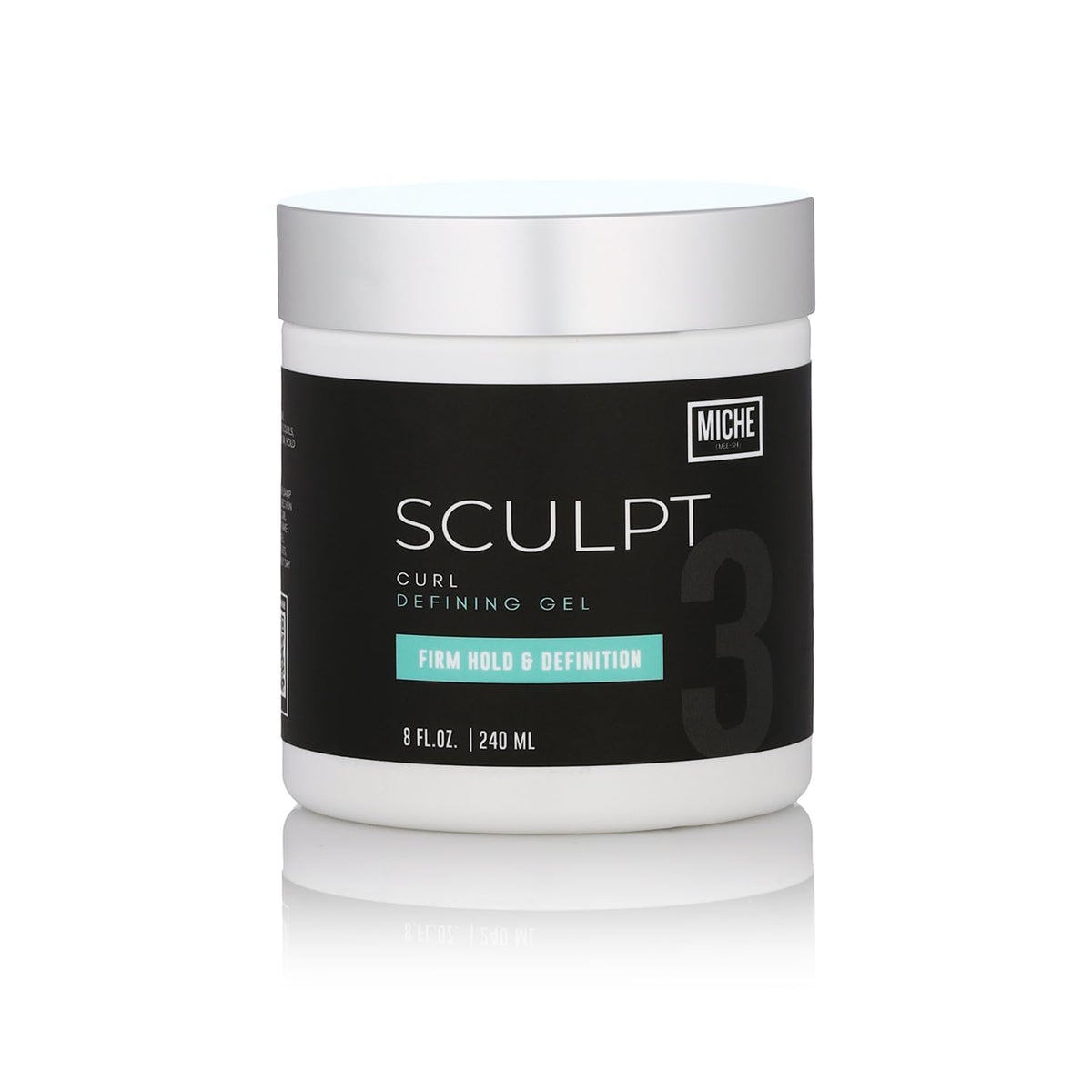 Gel definidor Miche Beauty Sculpt Curl en empaque compacto para definir rizos con suavidad y control.